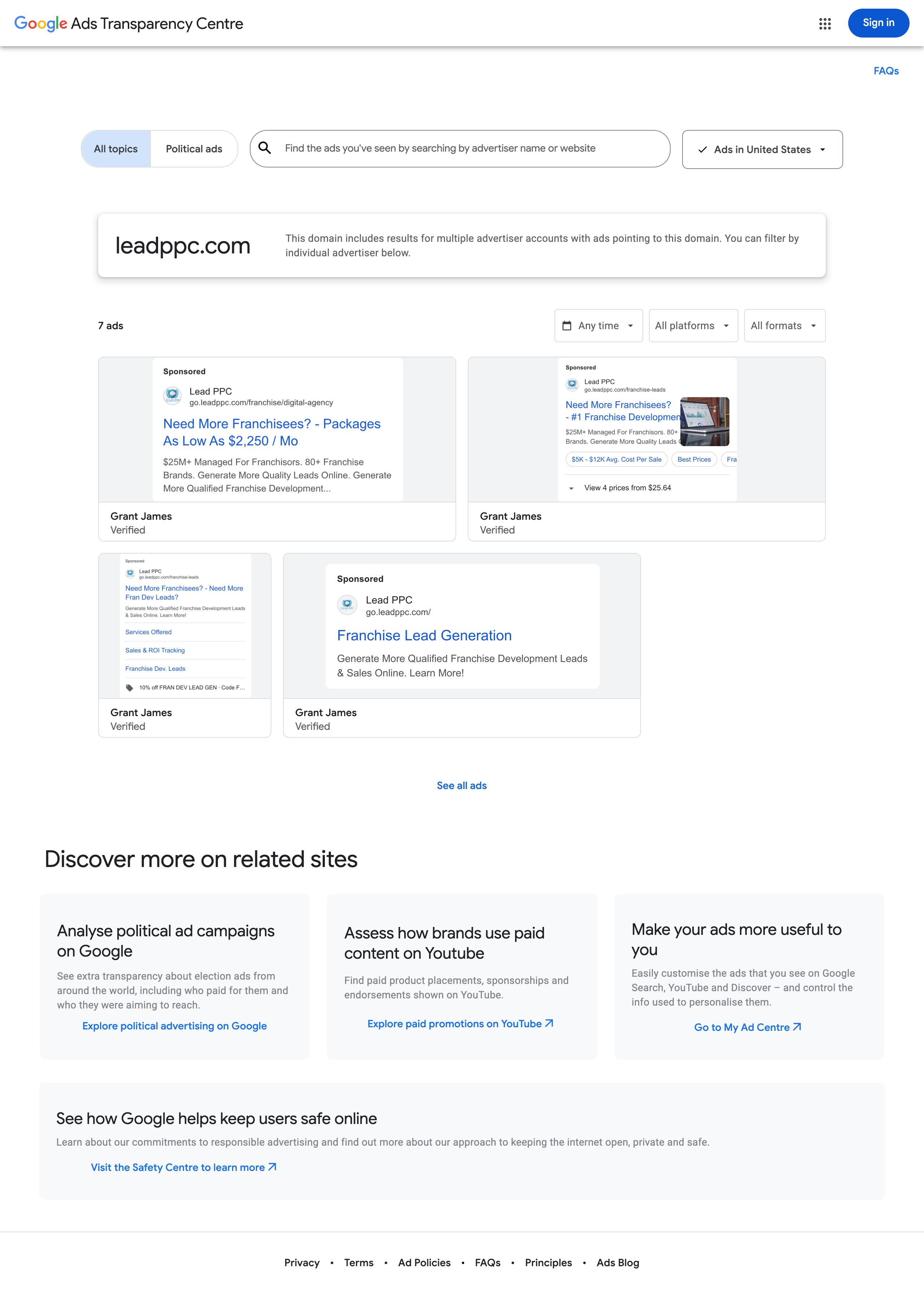Lead PPC Google ads